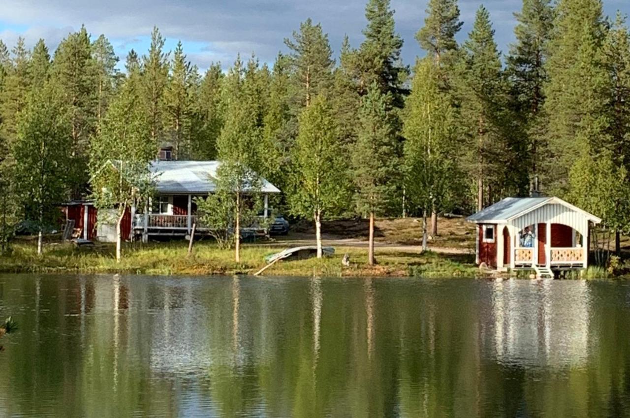 Off-Grid Cabin In Nattavaara Lapland ภายนอก รูปภาพ