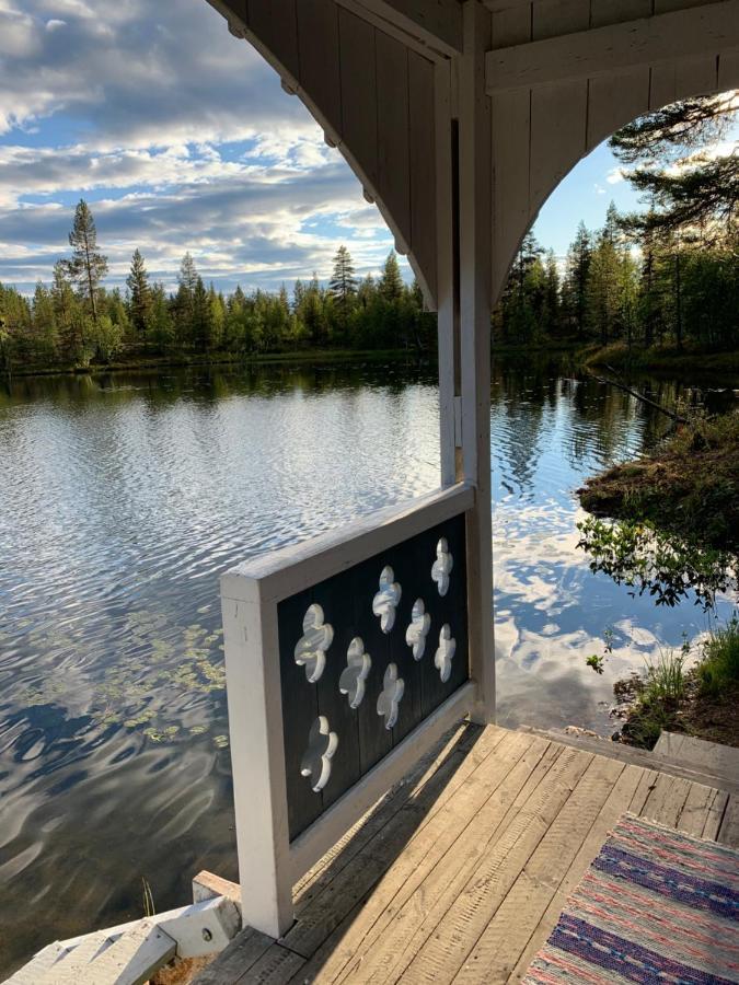 Off-Grid Cabin In Nattavaara Lapland ภายนอก รูปภาพ