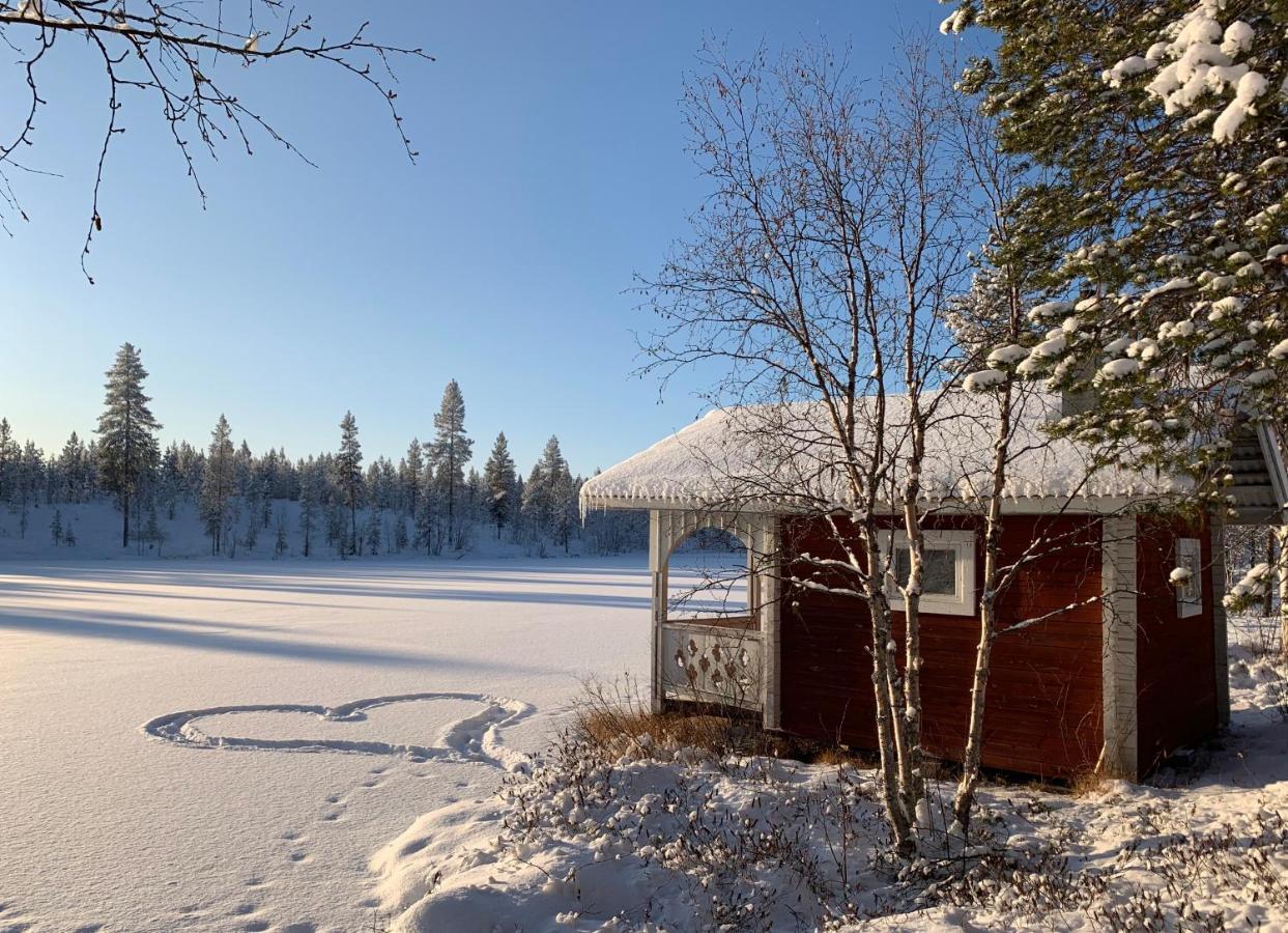 Off-Grid Cabin In Nattavaara Lapland ภายนอก รูปภาพ