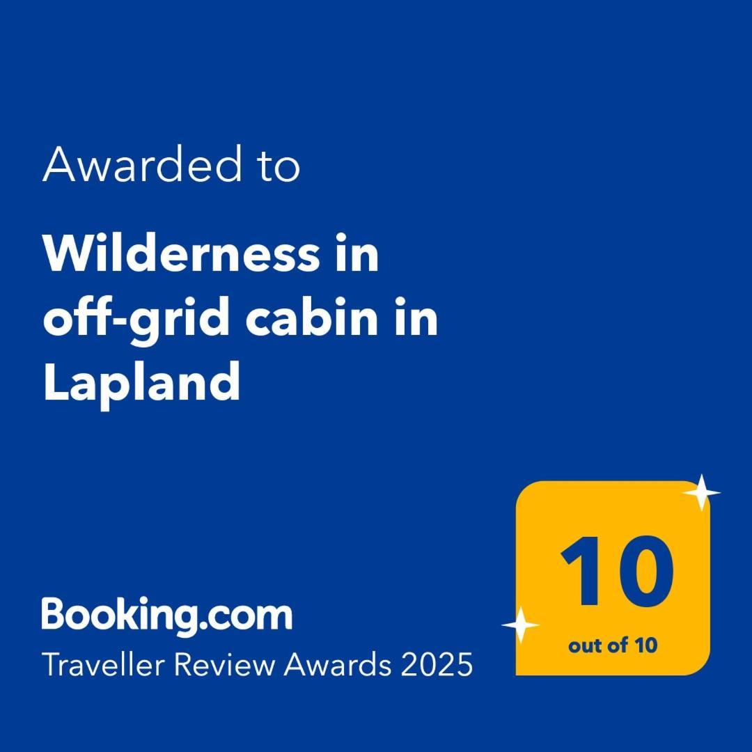 Off-Grid Cabin In Nattavaara Lapland ภายนอก รูปภาพ